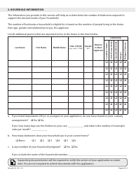 Social Housing Rental Program Application Form - Manitoba, Canada, Page 6