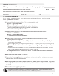 Social Housing Rental Program Application Form - Manitoba, Canada, Page 8