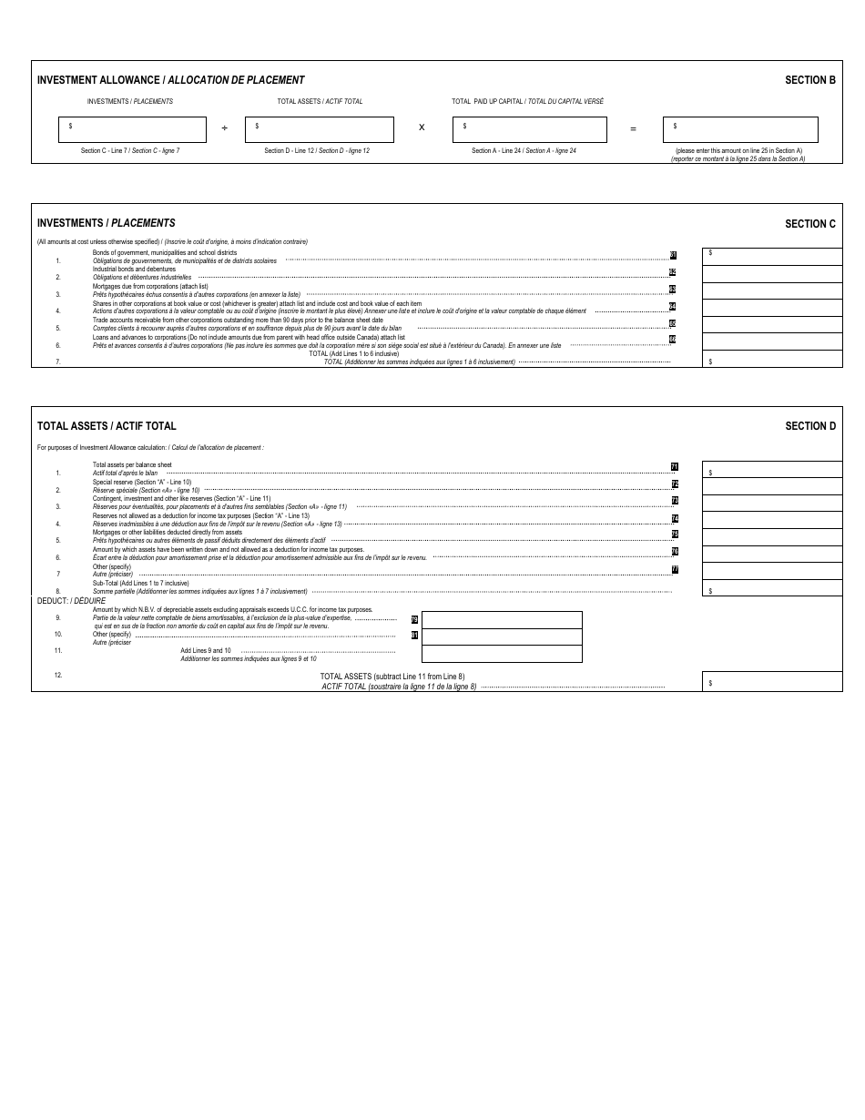 Corporation Capital Tax Return - Crown Corporation (Fiscal Years Ending Prior to May 1, 2017) - Manitoba, Canada (English / French), Page 3