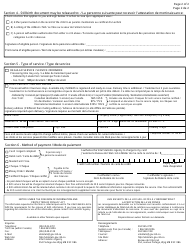 Application for a Manitoba Stillbirth Document - Manitoba, Canada (English/French), Page 2