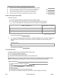 Form I Financial Information - Manitoba, Canada, Page 4