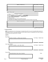 Form I Financial Information - Manitoba, Canada, Page 5