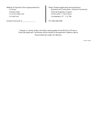 Application for Pesticide Applicator Certificate - Prince Edward Island, Canada, Page 2