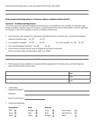 Pei Register of Heritage Places Application - Prince Edward Island, Canada, Page 3