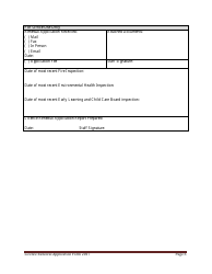 Early Learning and Child Care Licence Renewal Application Form - Prince Edward Island, Canada, Page 6