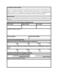 Pre-approval Form for Proposed Coursework or Program of Studies for Qualification Upgrade Purposes - Prince Edward Island, Canada, Page 3
