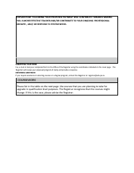 Pre-approval Form for Proposed Coursework or Program of Studies for Qualification Upgrade Purposes - Prince Edward Island, Canada, Page 4