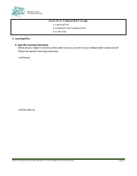 Application for Approval of an Independent Study Course - Prince Edward Island, Canada, Page 4