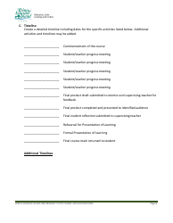 Application for Approval of an Independent Study Course - Prince Edward Island, Canada, Page 8