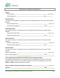 Application for Approval of an Independent Study Course - Prince Edward Island, Canada, Page 9