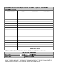 Form UQL-ENG Application to Apply for an Academic Teacher&#039;s License Qualification Level Upgrade - Prince Edward Island, Canada, Page 4