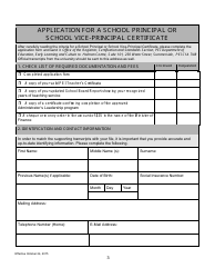 Form SQ-SP/VP Application for a School Principal or School Vice-Principal Statement of Qualification - Prince Edward Island, Canada, Page 3