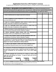 Form TL-CAN-ENG Application for a Teacher&#039;s License - Prince Edward Island, Canada, Page 8