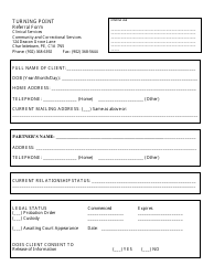 Form CS03 &quot;Turning Point Referral Form&quot; - Prince Edward Island, Canada