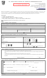 Document preview: Application to Renew Pei Marriage Commissioner Licence - Prince Edward Island, Canada