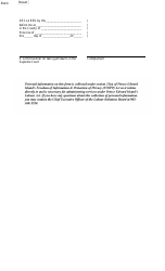 Form 21 Complaint Under Subsection 57(1) of the Act - Prince Edward Island, Canada, Page 2