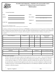 Boilermaker Application to Challenge Interprovincial Examination - Prince Edward Island, Canada