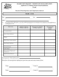 Cook Application to Challenge Interprovincial Examination - Prince Edward Island, Canada, Page 3
