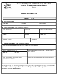 Cook Application to Challenge Interprovincial Examination - Prince Edward Island, Canada, Page 5