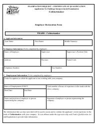 Cabinetmaker Application to Challenge Interprovincial Examination - Prince Edward Island, Canada, Page 4