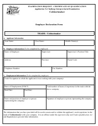 Cabinetmaker Application to Challenge Interprovincial Examination - Prince Edward Island, Canada, Page 5