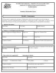 Cabinetmaker Application to Challenge Interprovincial Examination - Prince Edward Island, Canada, Page 7