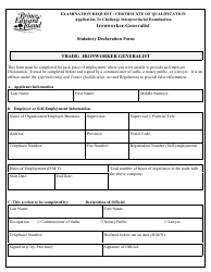 Ironworker Generalist Application to Challenge Interprovincial Examination - Prince Edward Island, Canada, Page 7