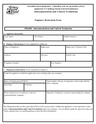 Instrumentation and Control Technician Application to Challenge Interprovincial Examination - Prince Edward Island, Canada, Page 6