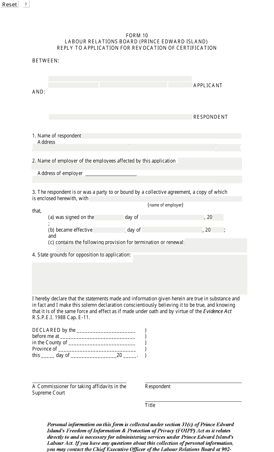 Form 10 - Fill Out, Sign Online and Download Fillable PDF, Prince ...