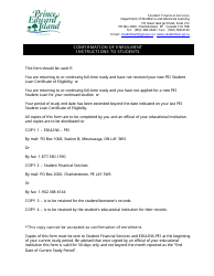 Document preview: Confirmation of Enrolment - Prince Edward Island, Canada
