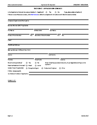 Application for Approval - Industrial - Nova Scotia, Canada, Page 2