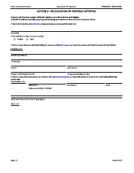 Application for Approval - Industrial - Nova Scotia, Canada, Page 3