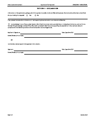 Application for Approval - Industrial - Nova Scotia, Canada, Page 8