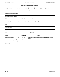 Pesticide (Use or Storage) Application for Approval - Nova Scotia, Canada, Page 2