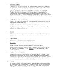 Contingency Plan Pesticide Approval and Certificate Holders - Nova Scotia, Canada, Page 2
