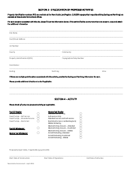 Motive Fuel and Fuel Oil Application for Approval - Nova Scotia, Canada, Page 3