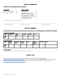 Motive Fuel and Fuel Oil Application for Approval - Nova Scotia, Canada, Page 4