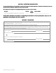 Motive Fuel and Fuel Oil Application for Approval - Nova Scotia, Canada, Page 5