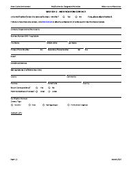 Notification Form - Nova Scotia, Canada, Page 2
