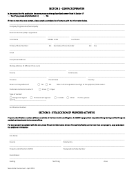 Petroleum Storage Tank Notification or Application for Approval - Nova Scotia, Canada, Page 3
