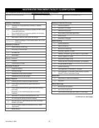 Water and Wastewater Facility Classification Application Form - Nova Scotia, Canada, Page 4