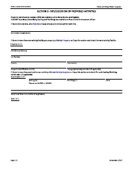 Registration Form for Public Drinking Water Supplies - Nova Scotia, Canada, Page 3