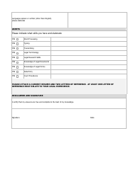 Court Transcriber Certification Program Application - Nova Scotia, Canada, Page 2