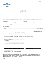 Form 2 Application for Business Licence Renewal - to Provide Security Services (Private Investigation, Private Guards and/or Armoured Vehicle Service) - Nova Scotia, Canada, Page 3