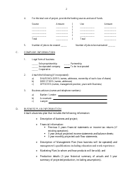 Application for Financial Assistance - New Brunswick, Canada, Page 2