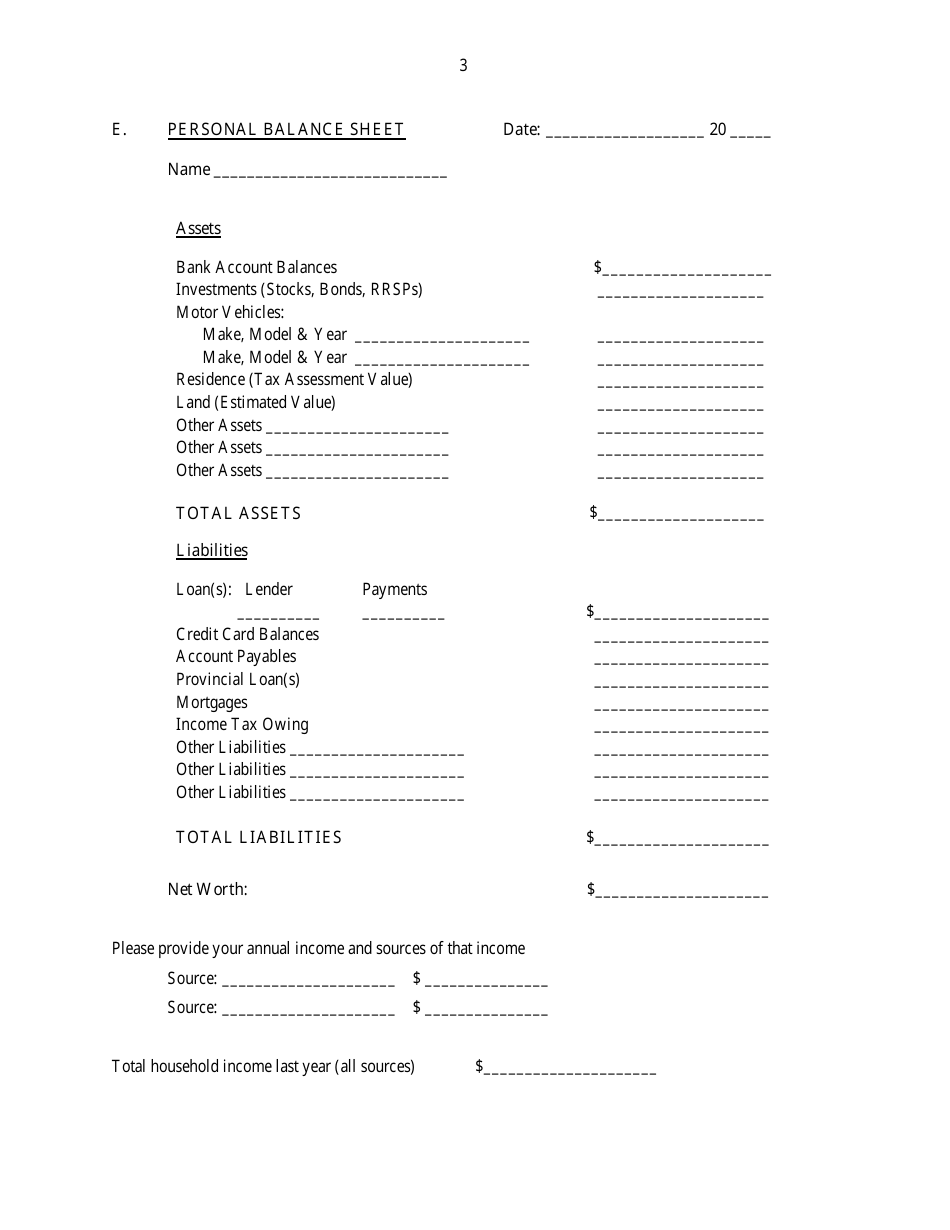 New Brunswick Canada Application for Financial Assistance - Fill Out ...