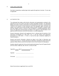 Application for Financial Assistance - New Brunswick, Canada, Page 4