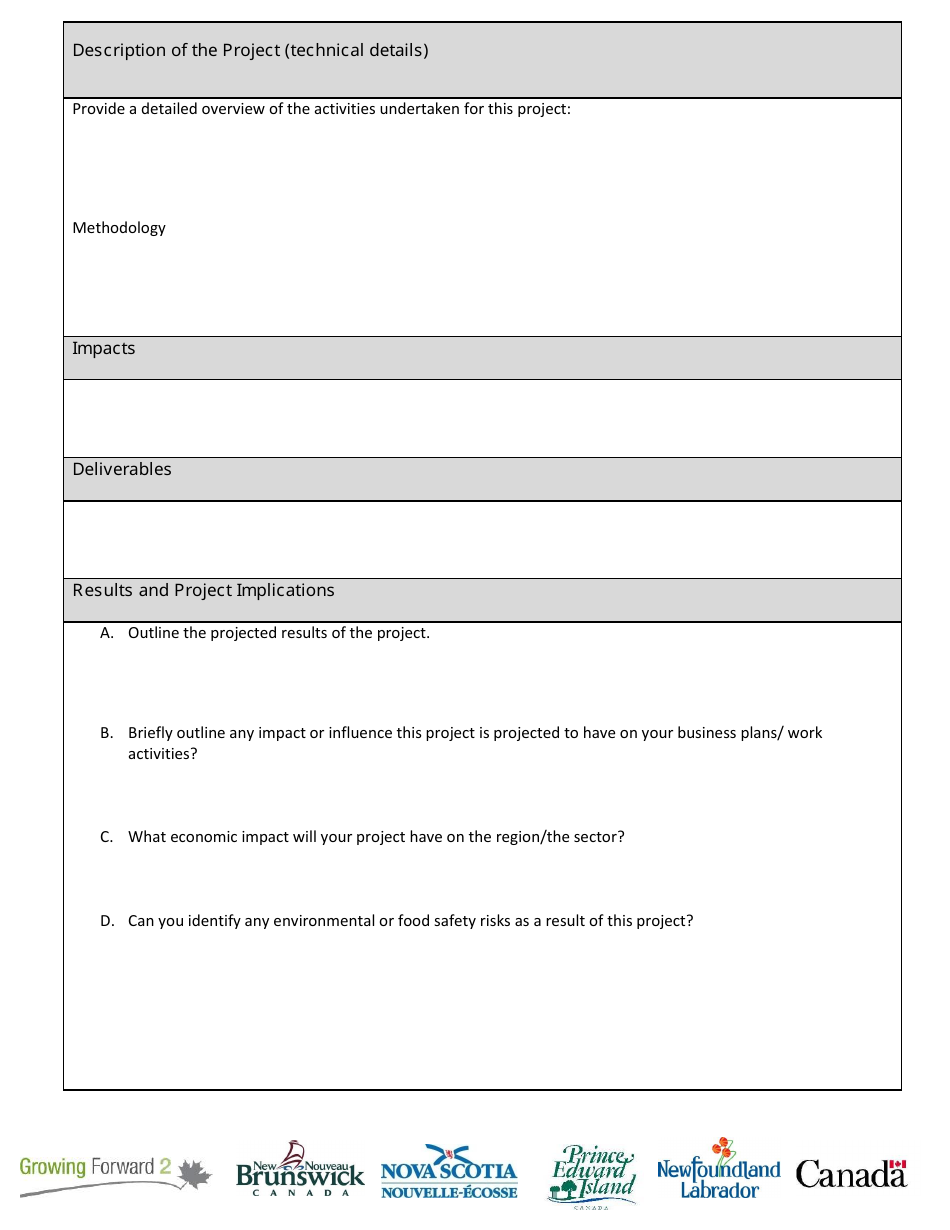 Atlantic Agriculture Research and Innovation Initiative - New Brunswick, Canada, Page 3