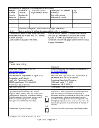 Beekeeper Registration (Honey Bee) - New Brunswick, Canada (English/French), Page 2