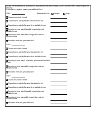 Registry of Agricultural Land and Farm Land Identification Program Application Form - New Brunswick, Canada, Page 2